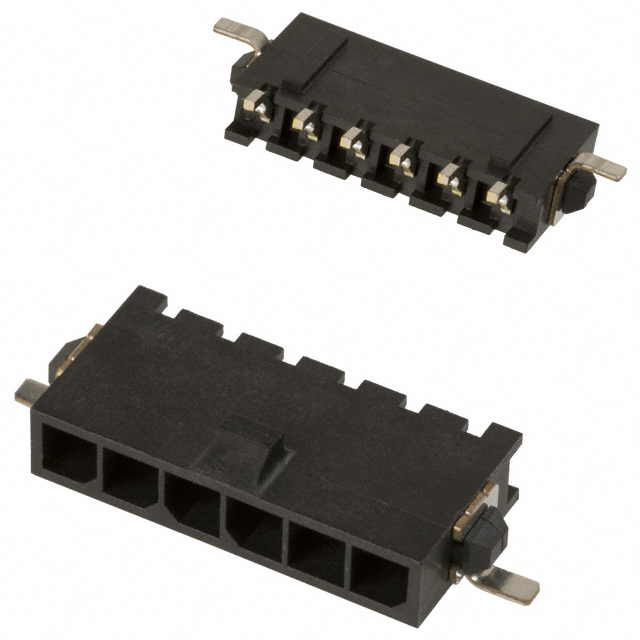 1445100-6 TE Connectivity AMP Connectors  Embases à broches mâles
